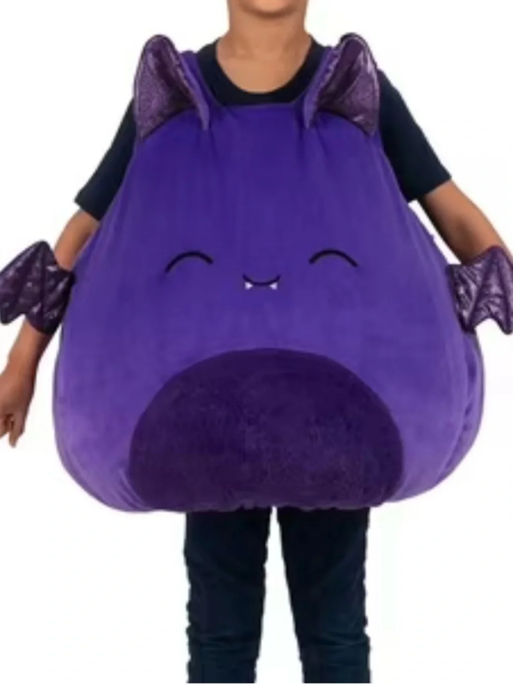 Squishmallow Plush Blas Purple Bat Costume Plushie